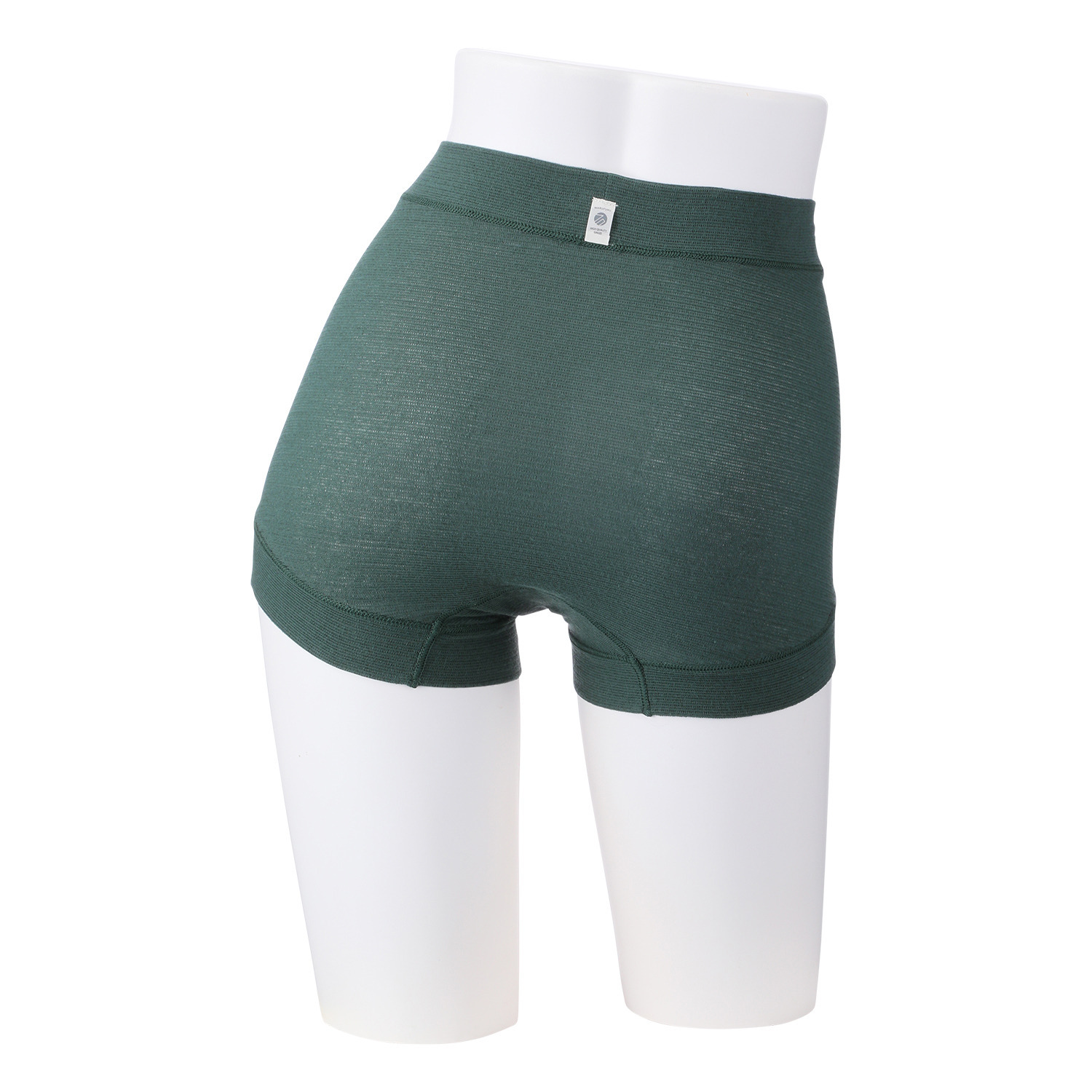 丸福ガーゼ 吸水速乾・抗菌防臭 綿モダール混 極上楽ちん 一分丈レーシーショーツ 同色２枚セット