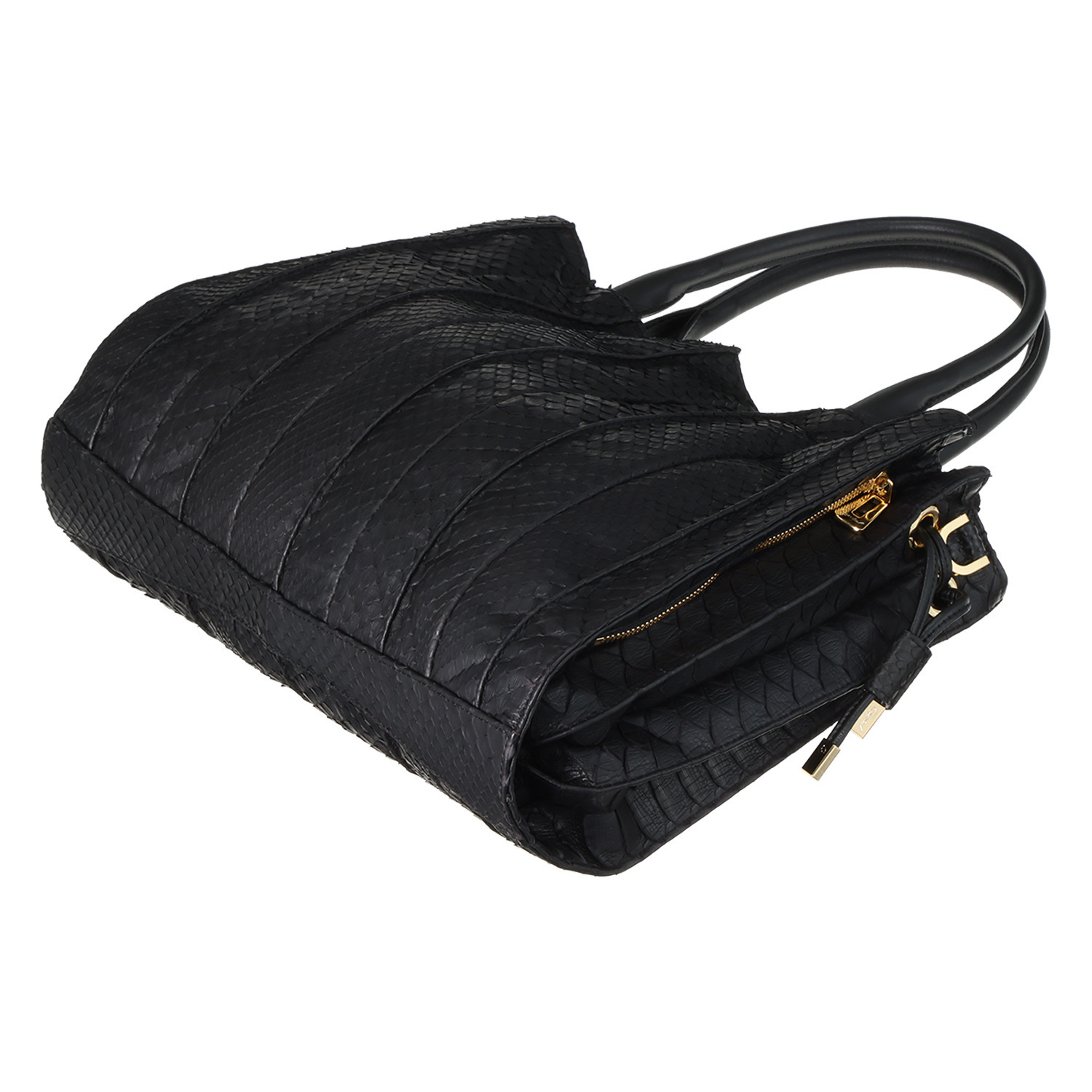 レザージュエルズ ギャレリア　ココリュクス カラーはお任せ！ エキゾチックレザー バッグ＆ウォレット ２点セット