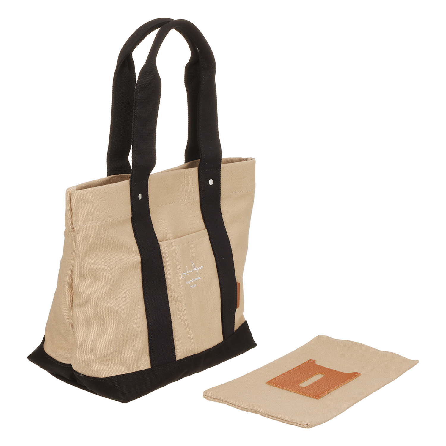 リズデイズ キャンバス ロングハンドル トートバッグ