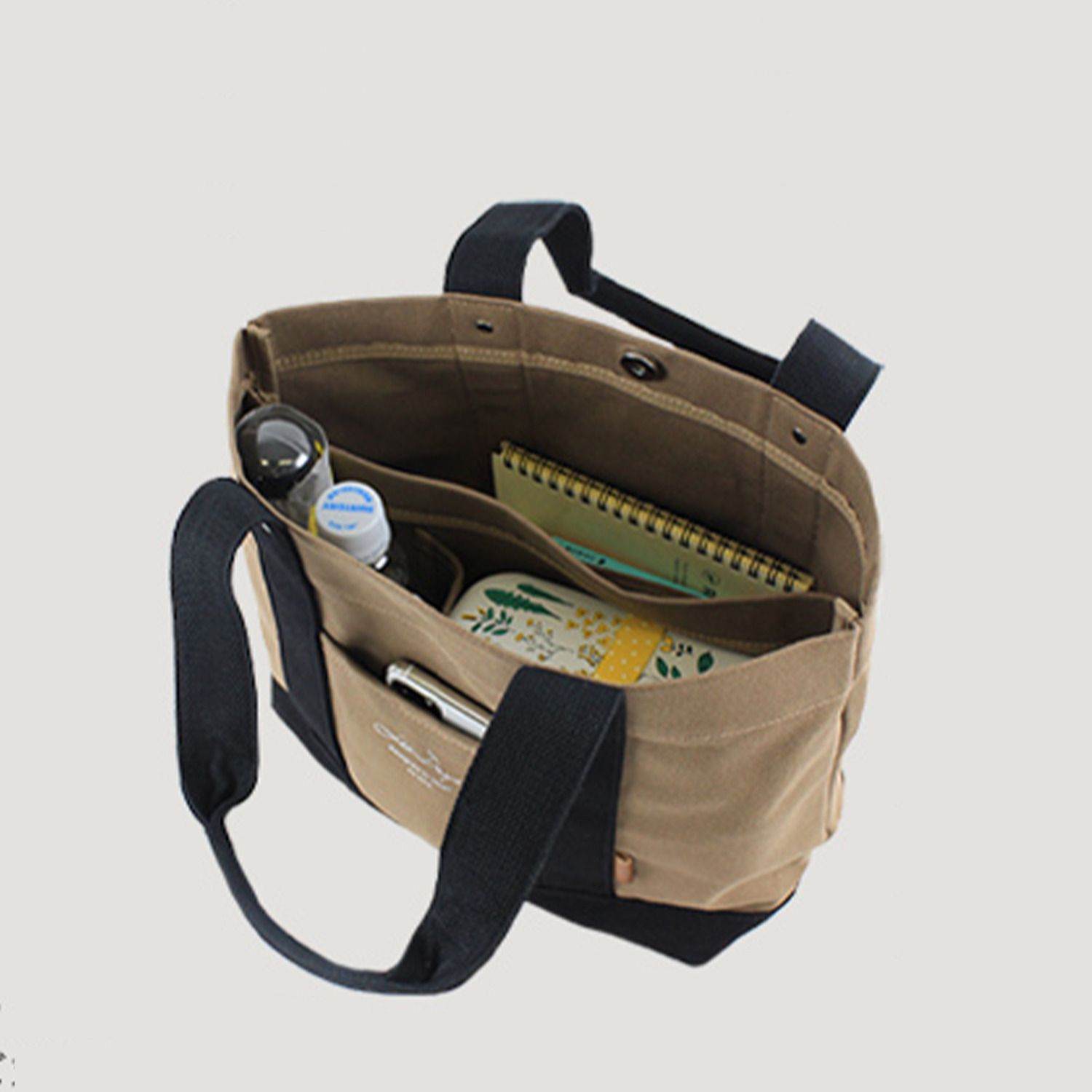 リズデイズ キャンバス ロングハンドル トートバッグ