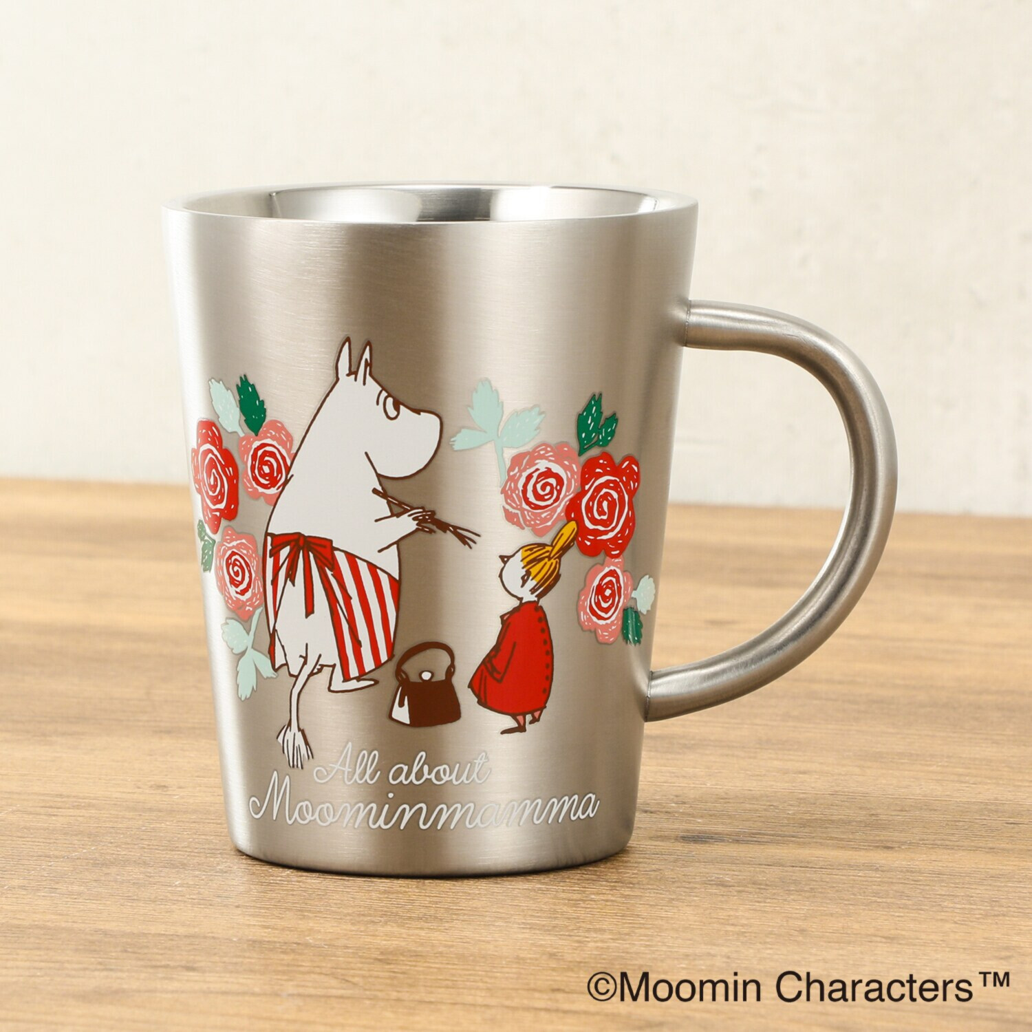 ムーミン ローズアートデザイン ステンレスマグ