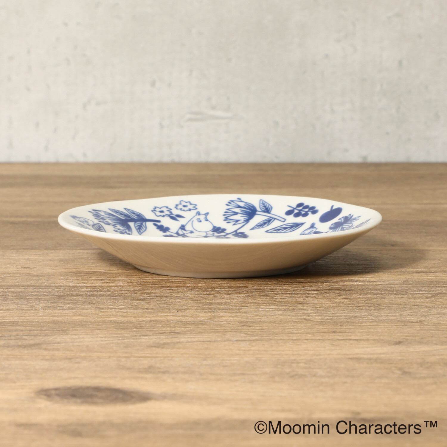 ムーミン 北欧ブルーデザイン 日本製 ファイブプレートセット １３．５ｃｍ