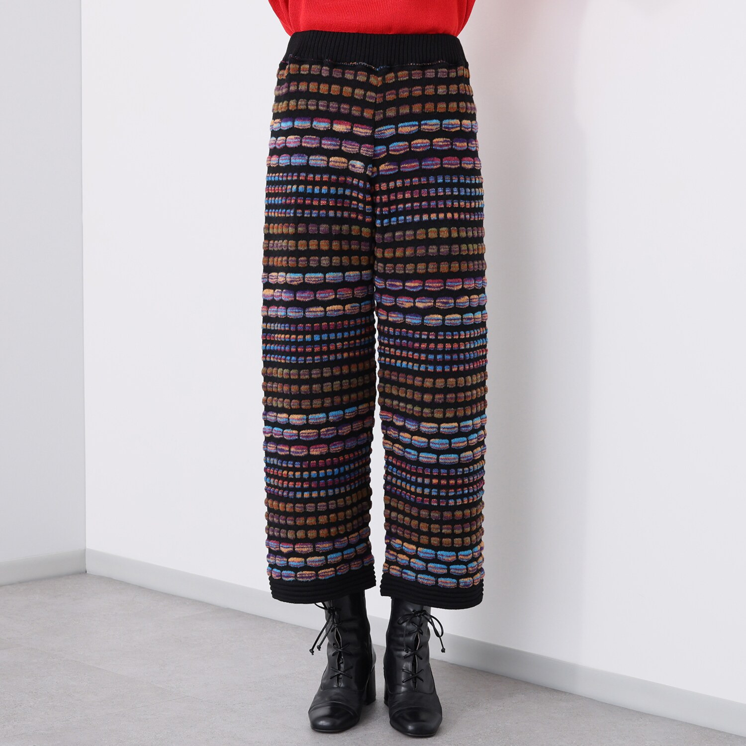 ダリュ　リファインド カラフルブロック柄 パンツ