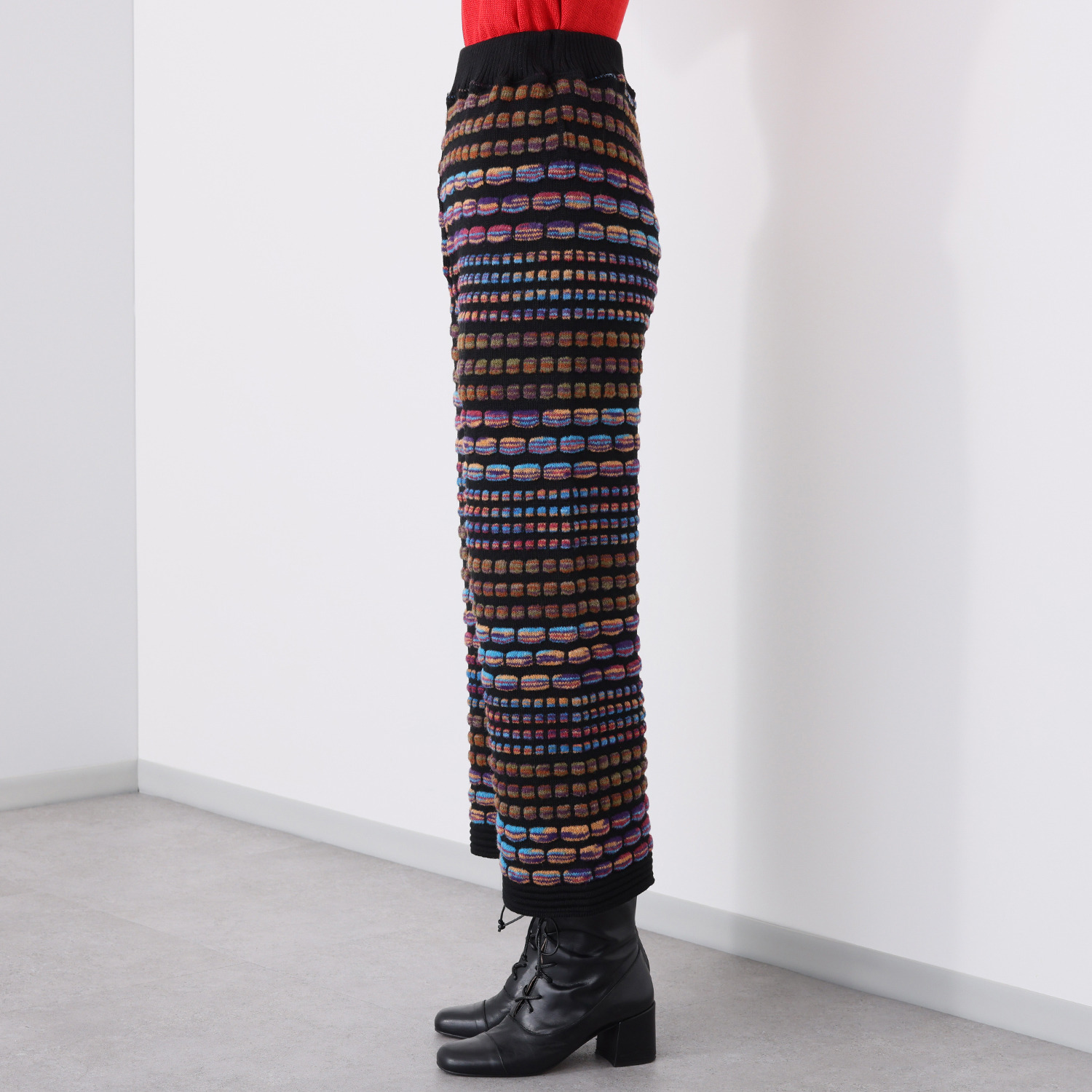 ダリュ　リファインド カラフルブロック柄 パンツ