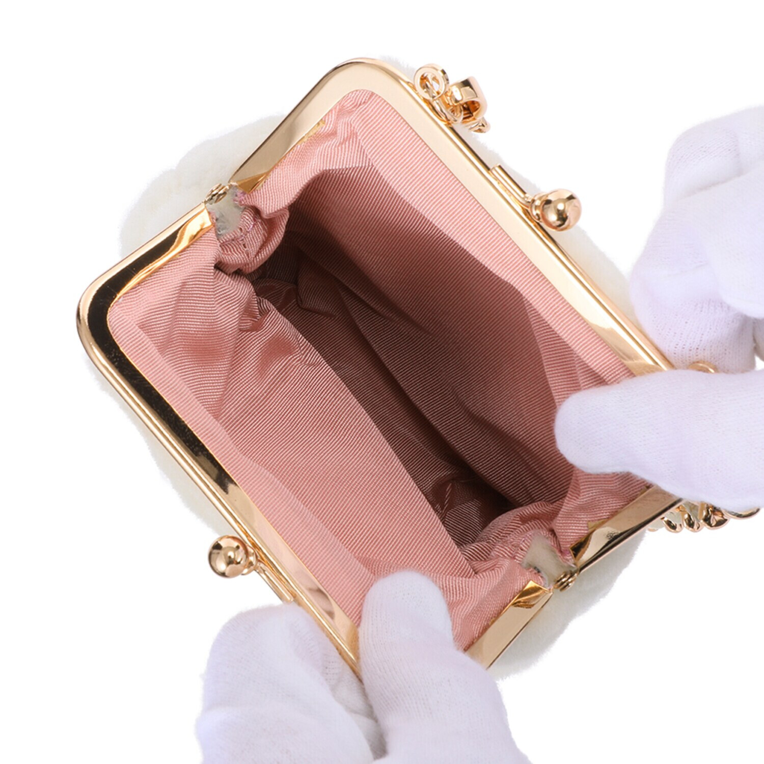 レザージュエルズ ギャレリア　ココリュクス クロコダイルポーチの カラーはお任せ！ がま口ポーチ２個セット