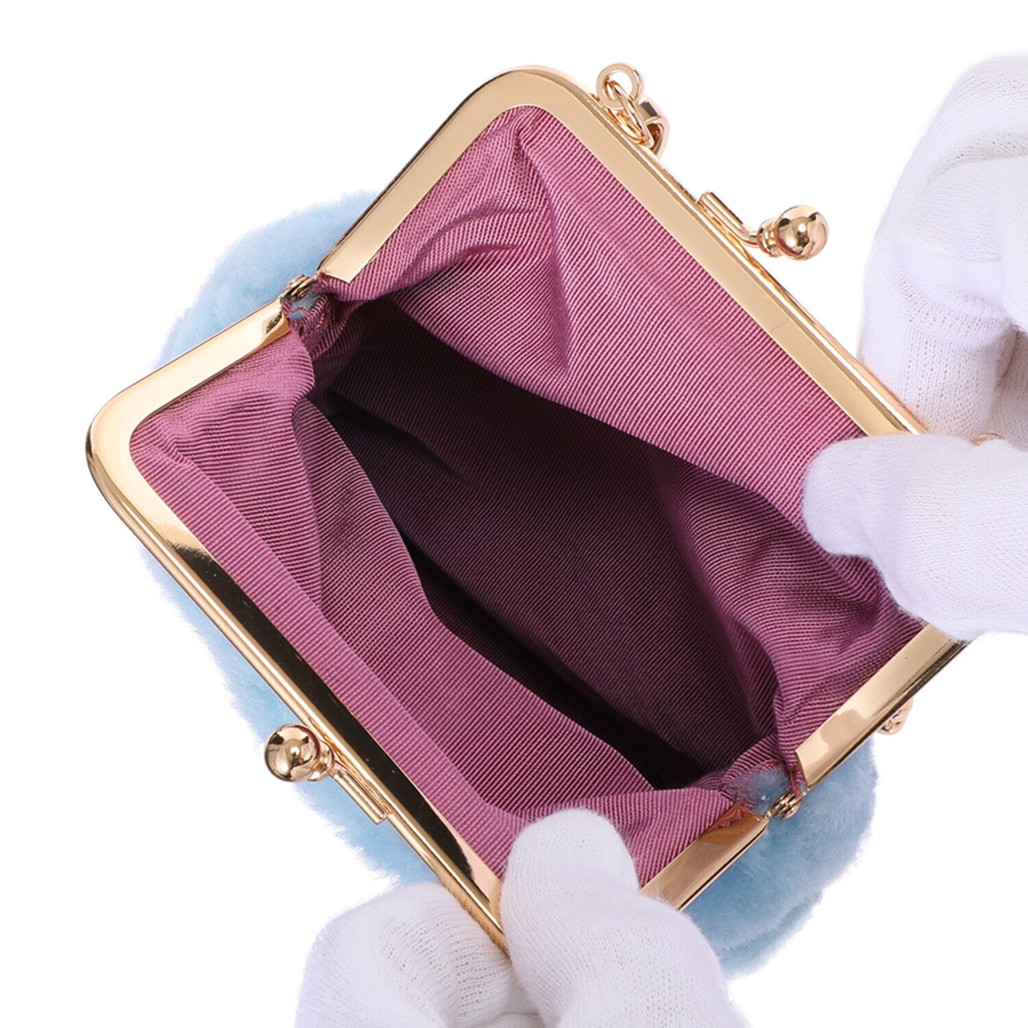 レザージュエルズ ギャレリア　ココリュクス クロコダイルポーチの カラーはお任せ！ がま口ポーチ２個セット