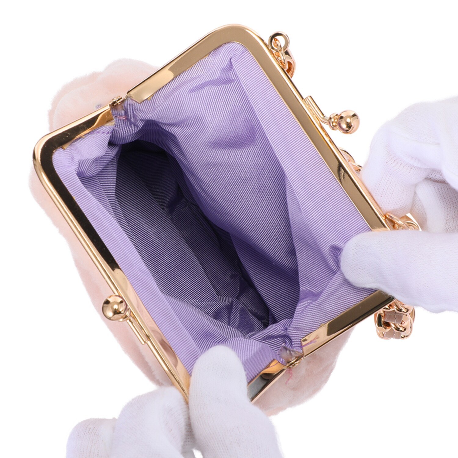 レザージュエルズ ギャレリア　ココリュクス クロコダイルポーチの カラーはお任せ！ がま口ポーチ２個セット