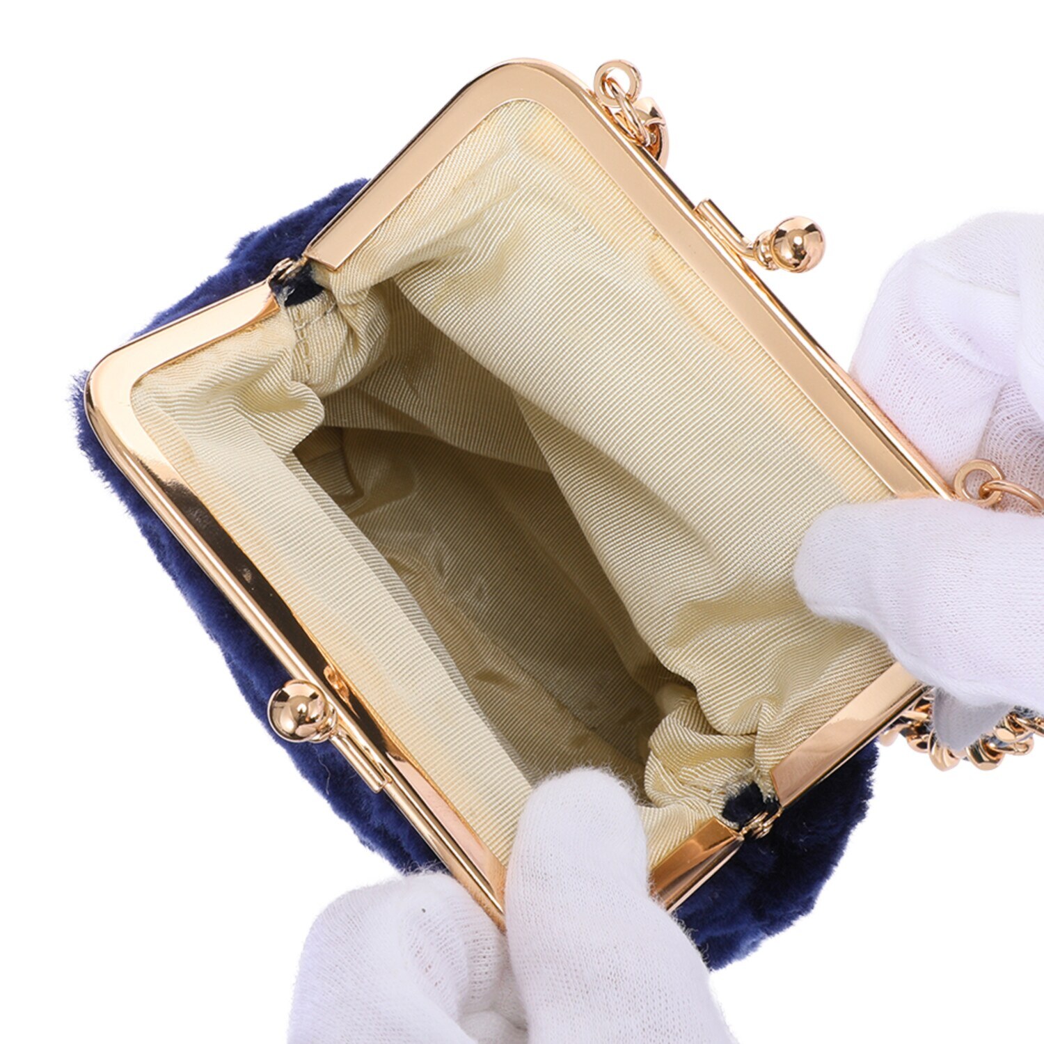 レザージュエルズ ギャレリア　ココリュクス クロコダイルポーチの カラーはお任せ！ がま口ポーチ２個セット