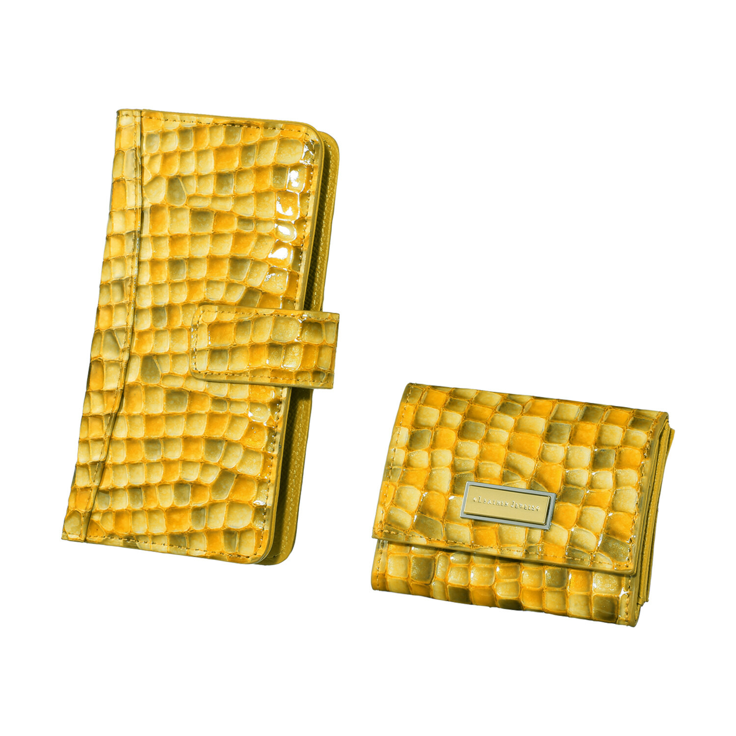 レザージュエルズ ギャレリア　ココリュクス イタリアンステンドレザー スマホケース＆ スモールウォレット