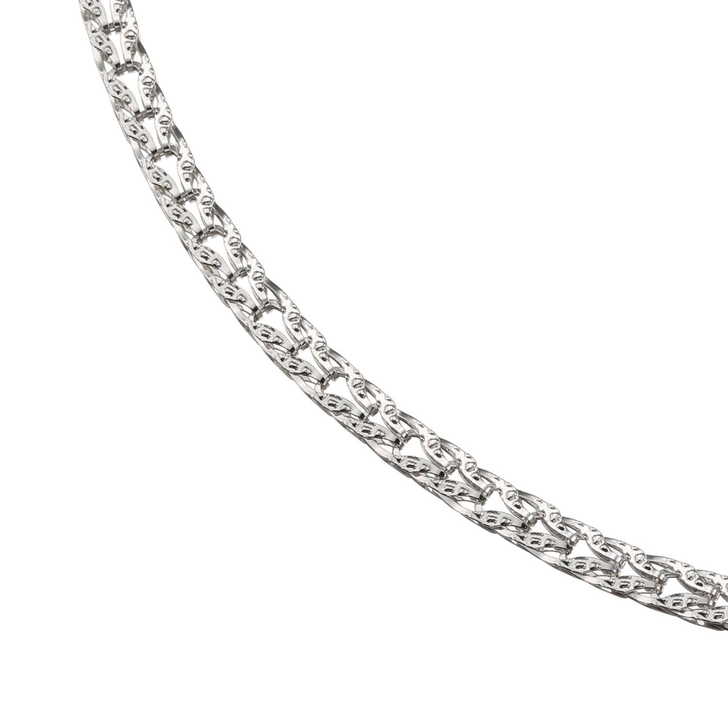 ラ・ピュア　バイ チェーンクリエイト 純プラチナ　９．８ｇＵＰ ムーンローレル リバーシブルネックレス