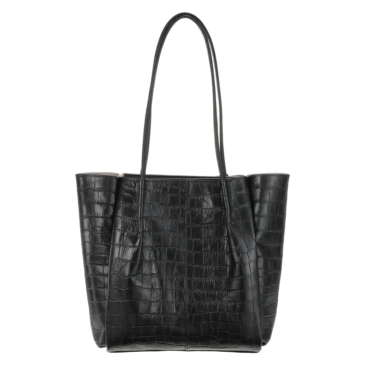 オリタタ ＜日本製＞ 牛革クロコダイル型押し トートバッグ