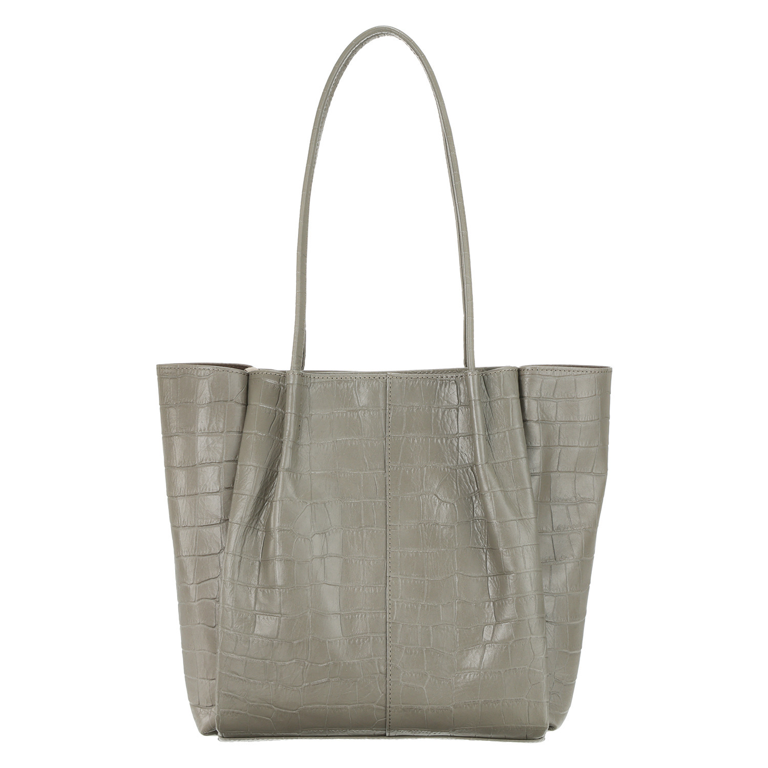 オリタタ ＜日本製＞ 牛革クロコダイル型押し トートバッグ