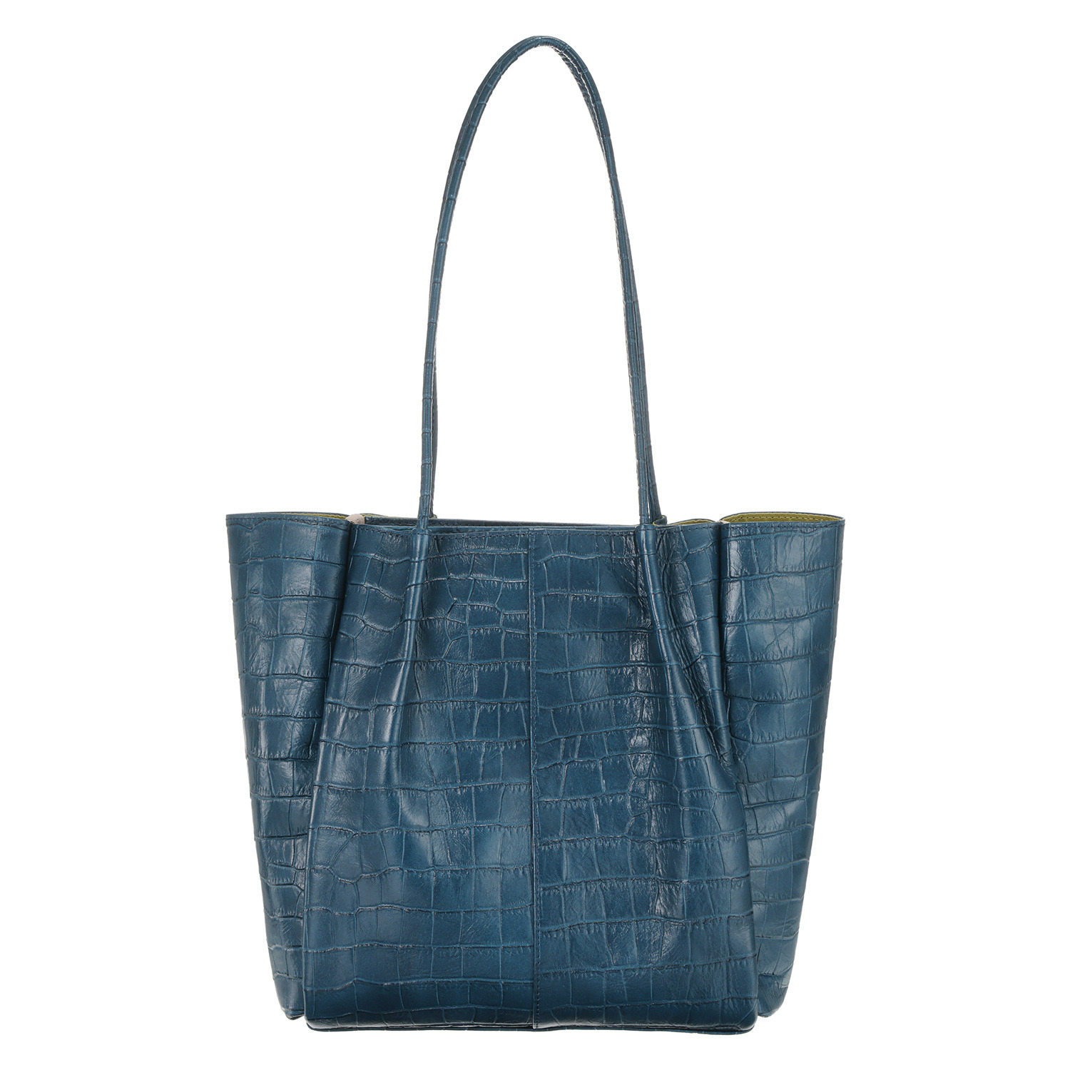 オリタタ ＜日本製＞ 牛革クロコダイル型押し トートバッグ