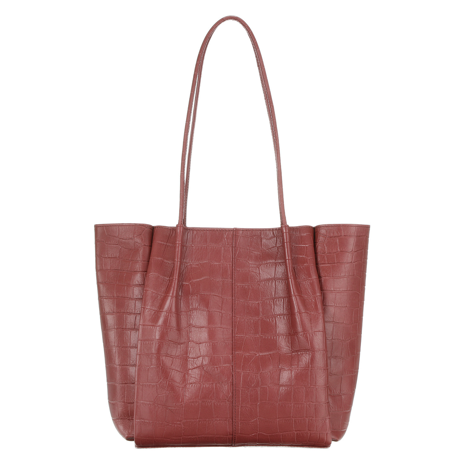 オリタタ ＜日本製＞ 牛革クロコダイル型押し トートバッグ