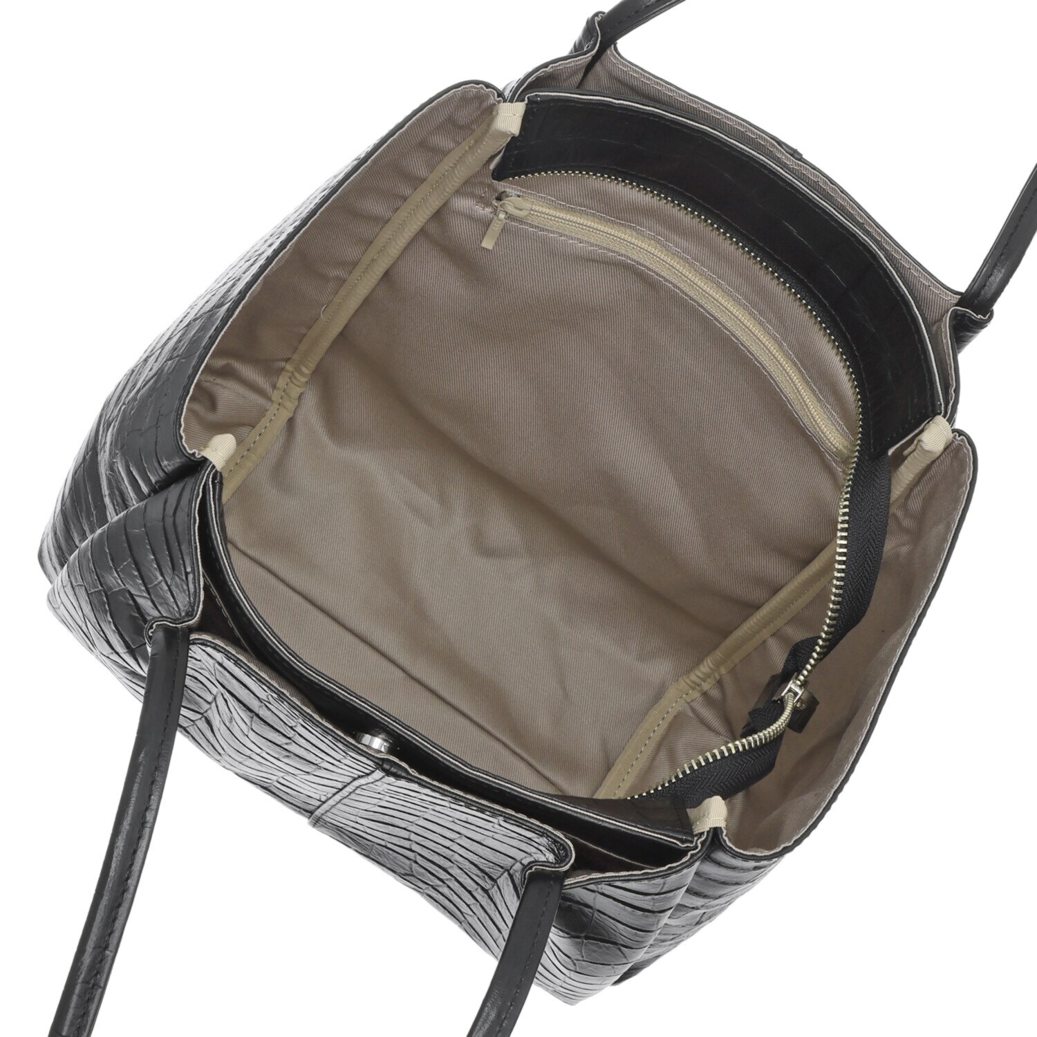 オリタタ ＜日本製＞ 牛革クロコダイル型押し トートバッグ