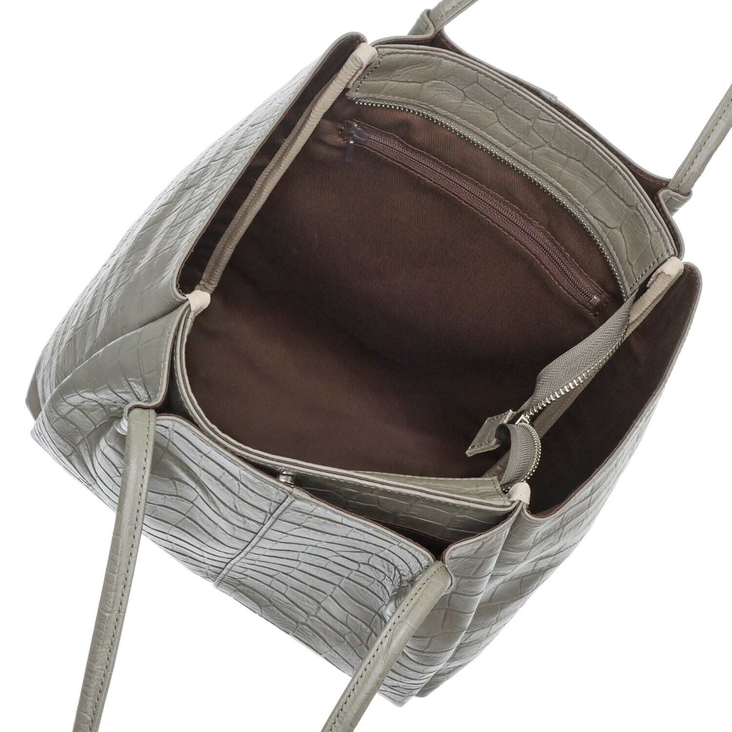 オリタタ ＜日本製＞ 牛革クロコダイル型押し トートバッグ