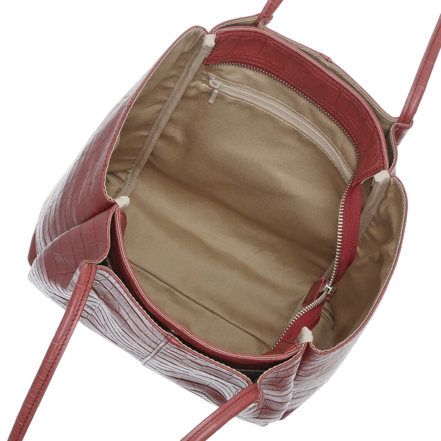 オリタタ ＜日本製＞ 牛革クロコダイル型押し トートバッグ