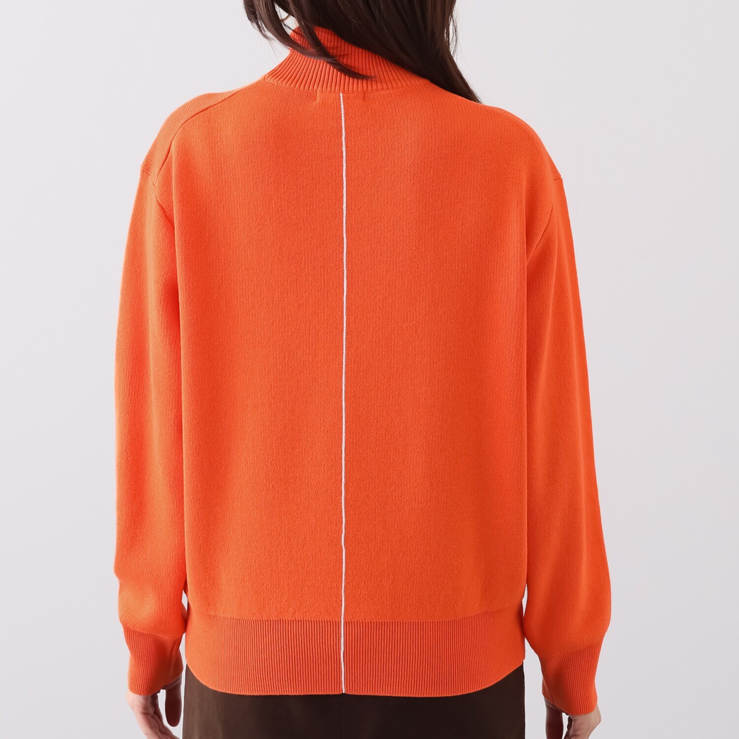 フィラ 吸光発熱する糸を使った あたたかモックネック ニットプルオーバー