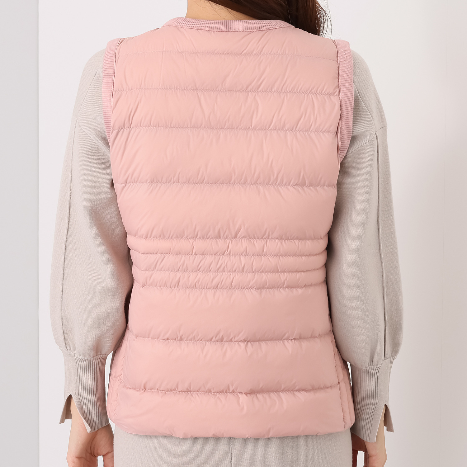 スタイル・ラヴィー リブアクセント ライトダウンベスト