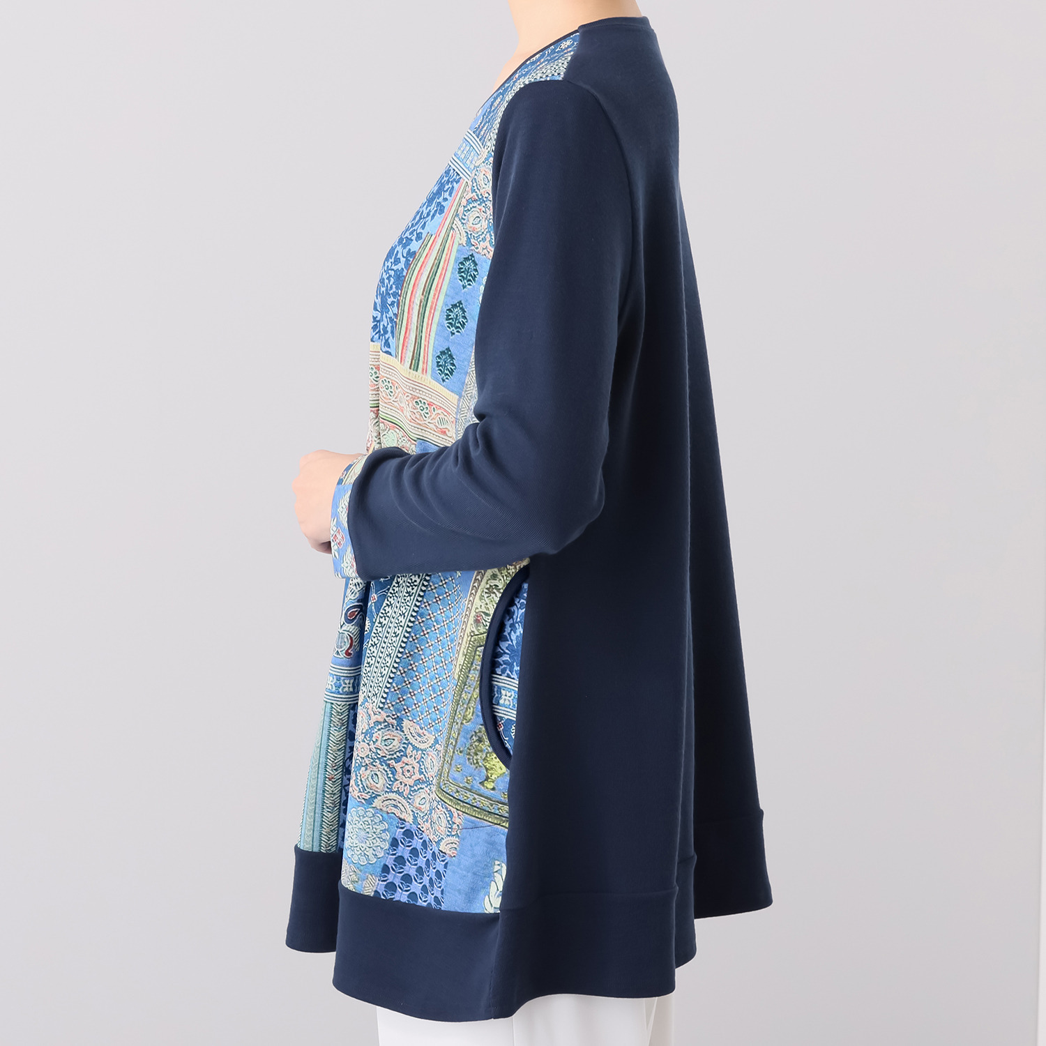 ダジュール プリント＆無地 チュニック