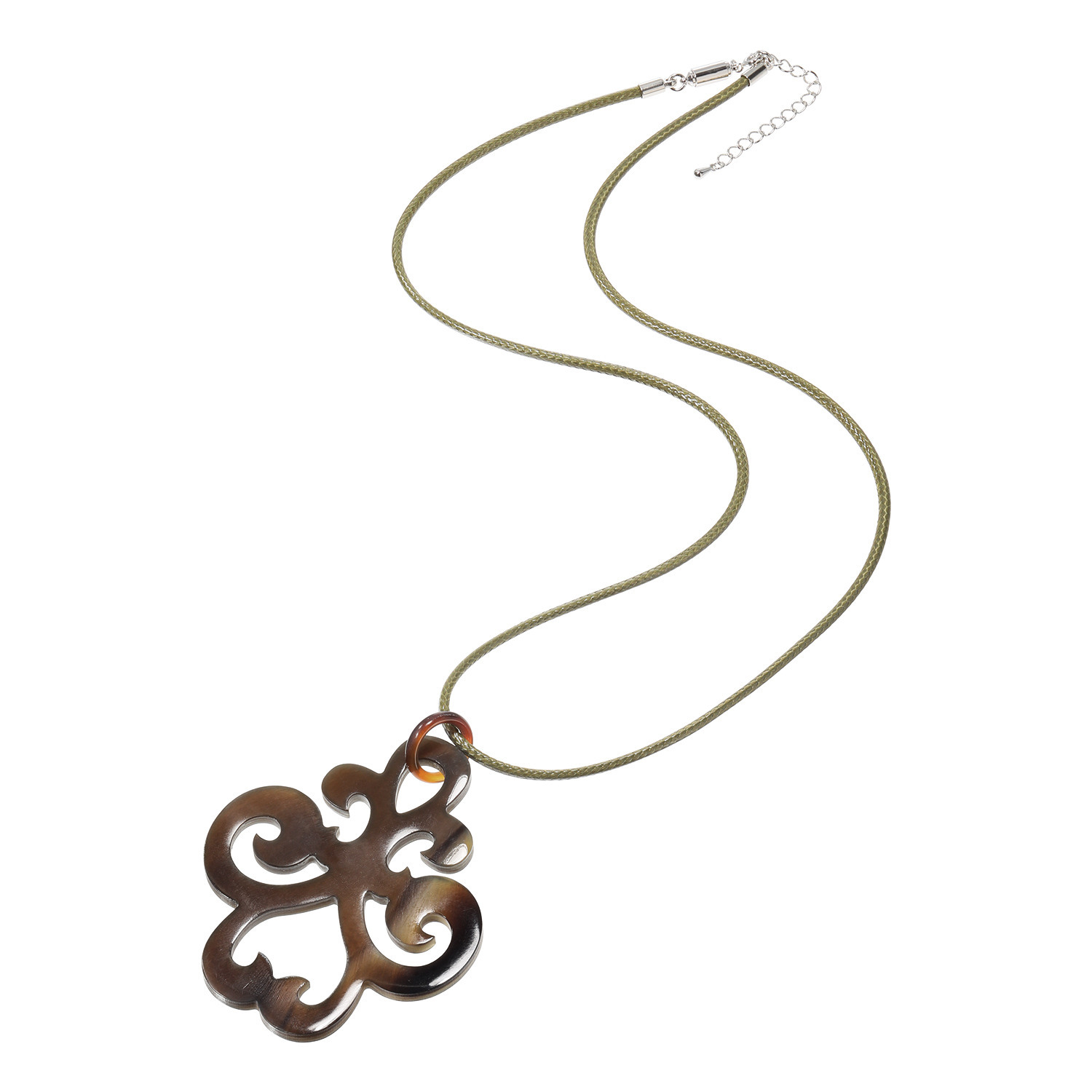 ミル・レーヴ 水牛 カッティングワーク ペンダント