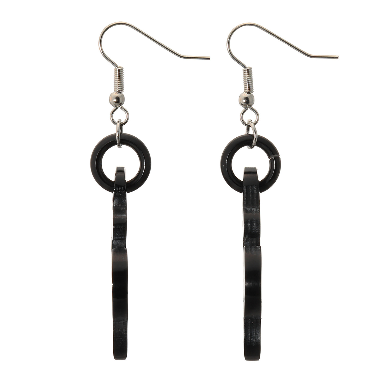 ミル・レーヴ 水牛 カッティングワーク イヤリング／ピアス