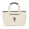 ユーエスポロ　アッスン キャンバス ロゴ＆マーク刺しゅう トートバッグ