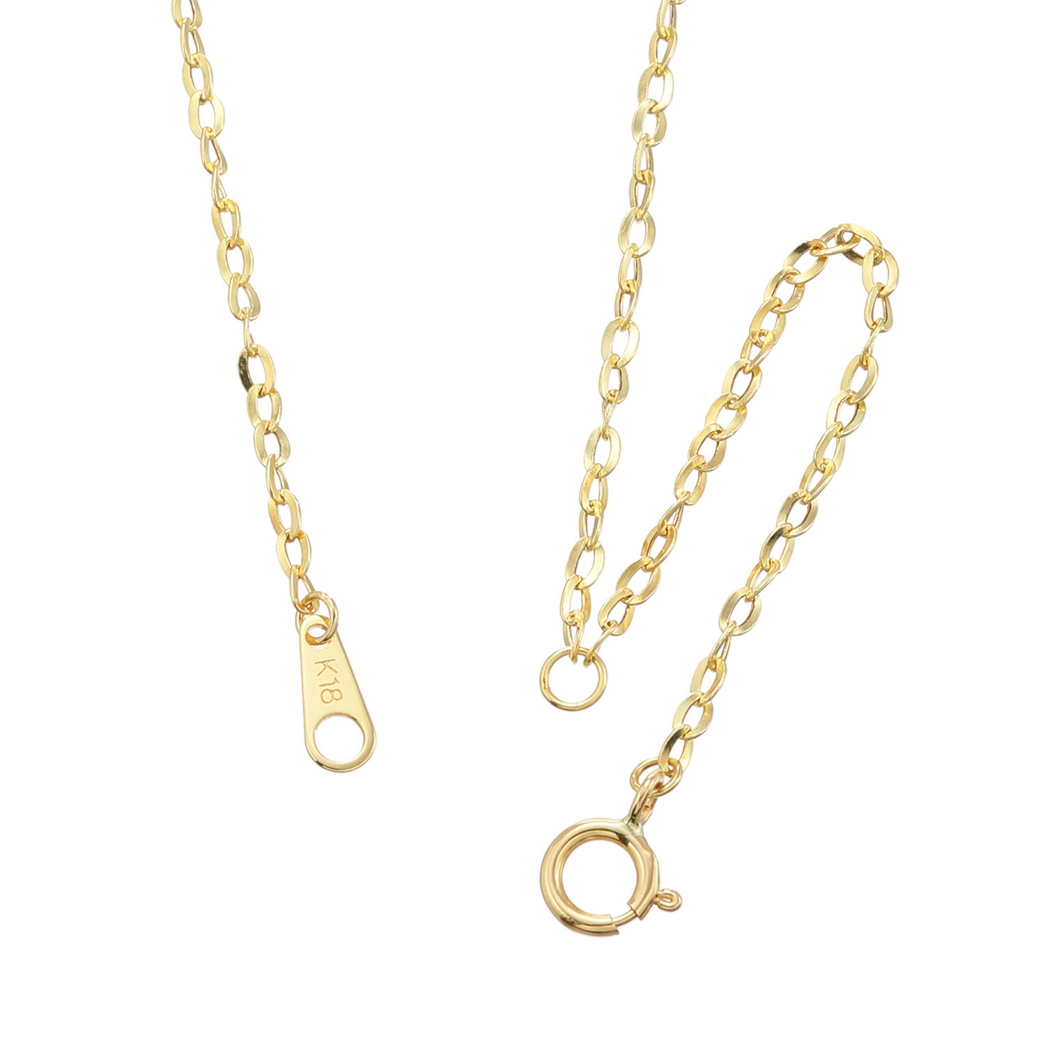 ケーグランツ １８Ｋ デザインチェーン ネックレス