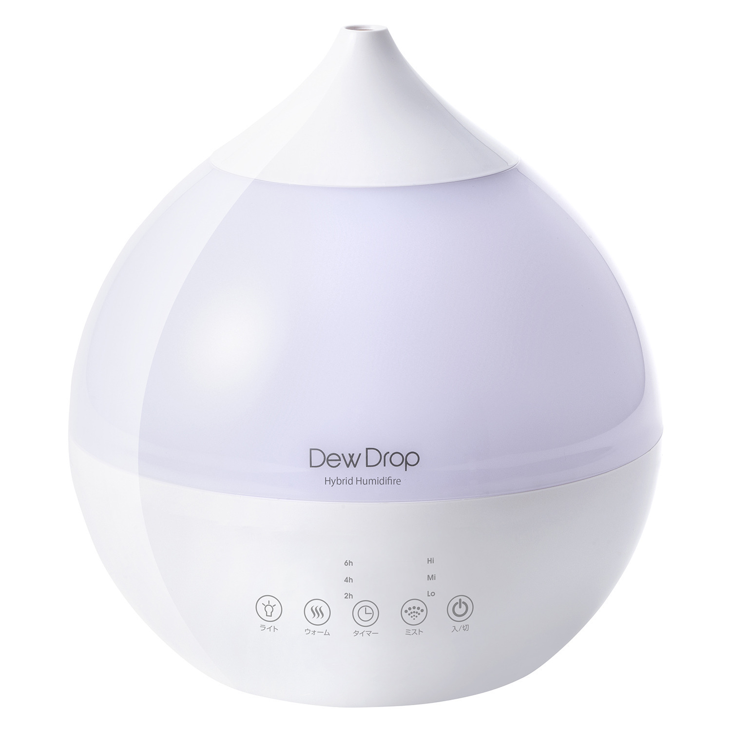スリーアップ パワフルに加湿！ アロマも対応 ハイブリッド加湿器 デュードロップＬ ＨＦＴ−１７１８