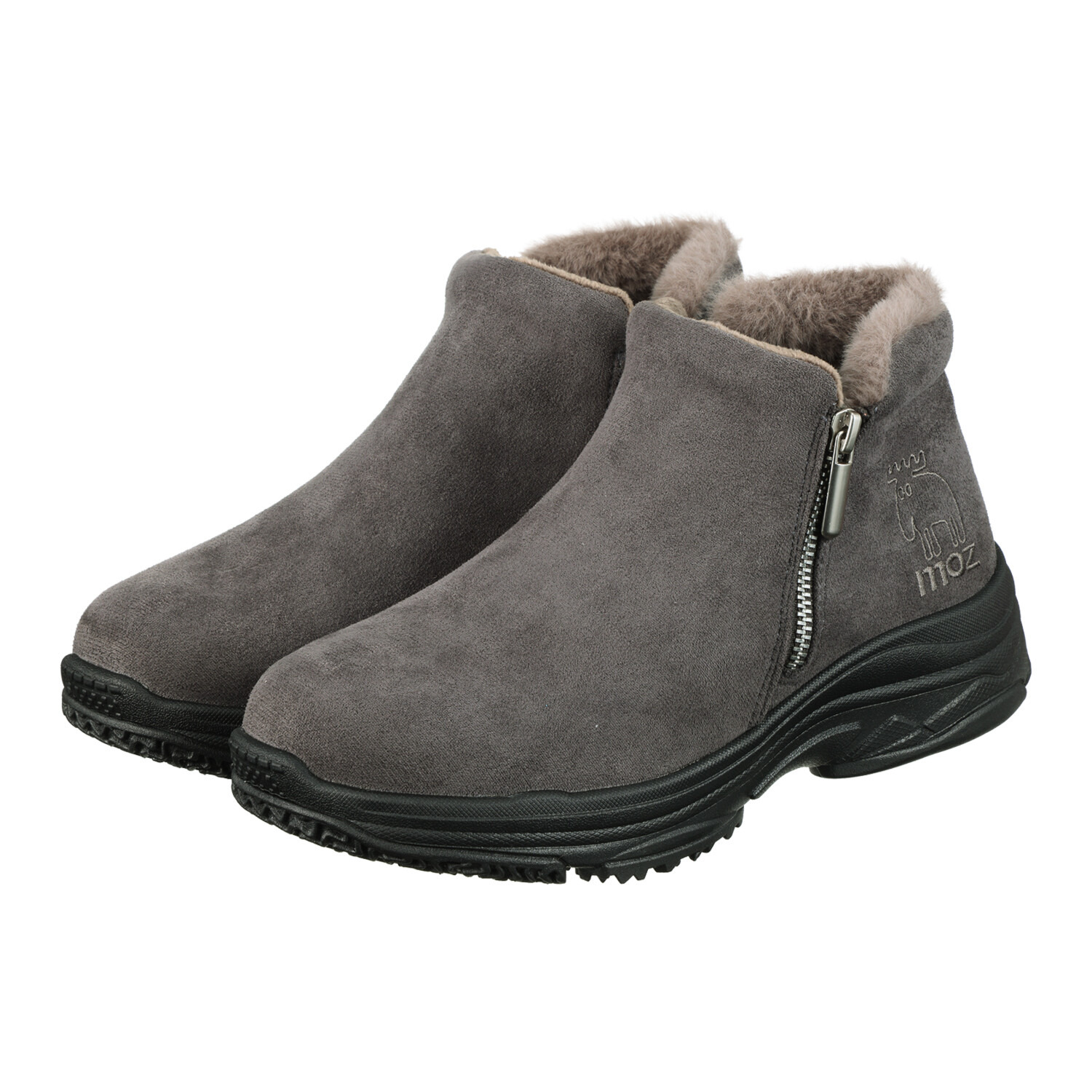 モズ 防水・はっ水 ダブルファスナー付 ショートブーツ