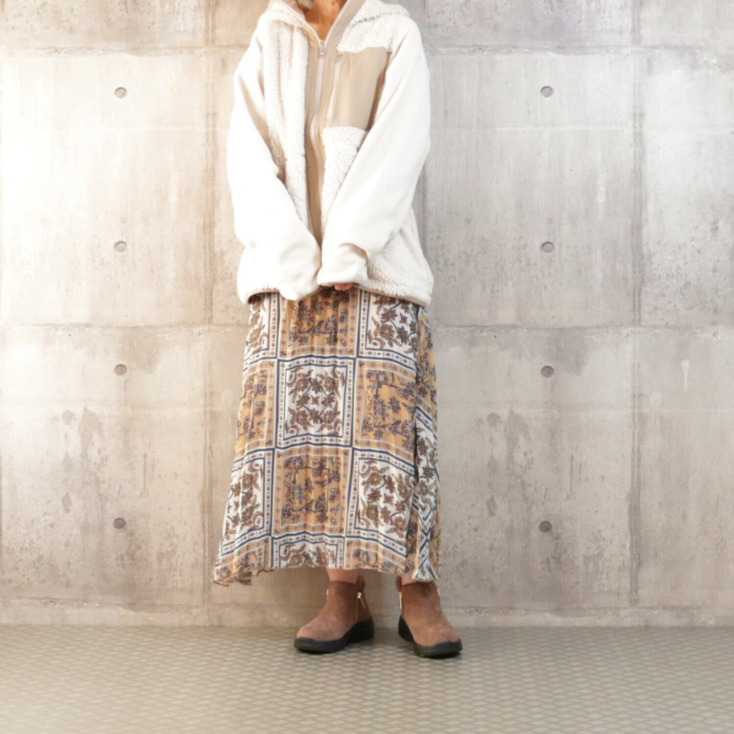 モズ 防水・はっ水 ダブルファスナー付 ショートブーツ