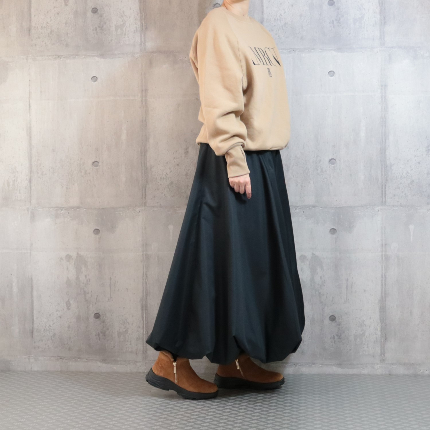 モズ 防水・はっ水 ダブルファスナー付 ショートブーツ