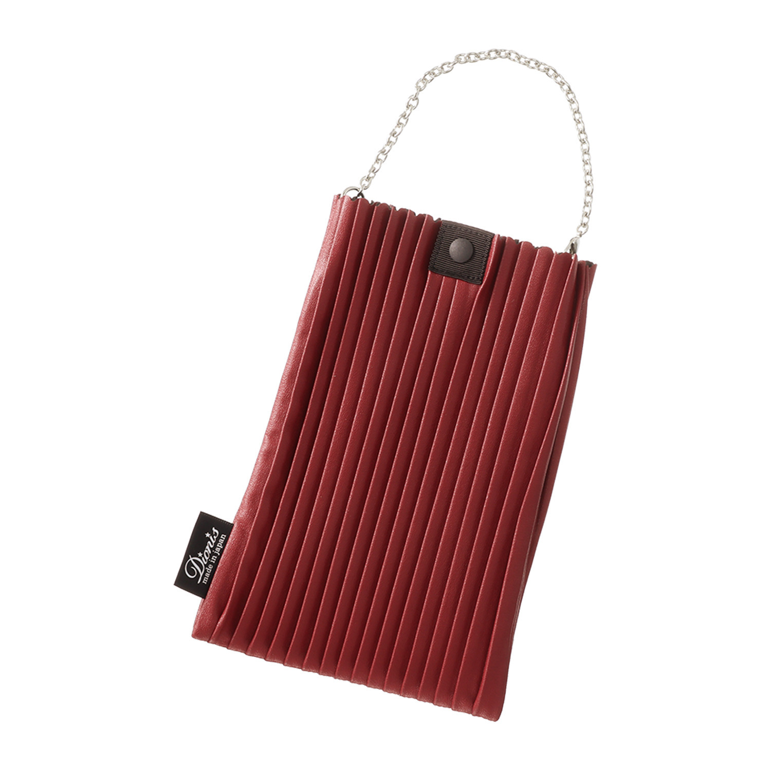 ディオニス 日本製　はっ水 スタイリッシュプリーツ 軽量ミニショルダーバッグ