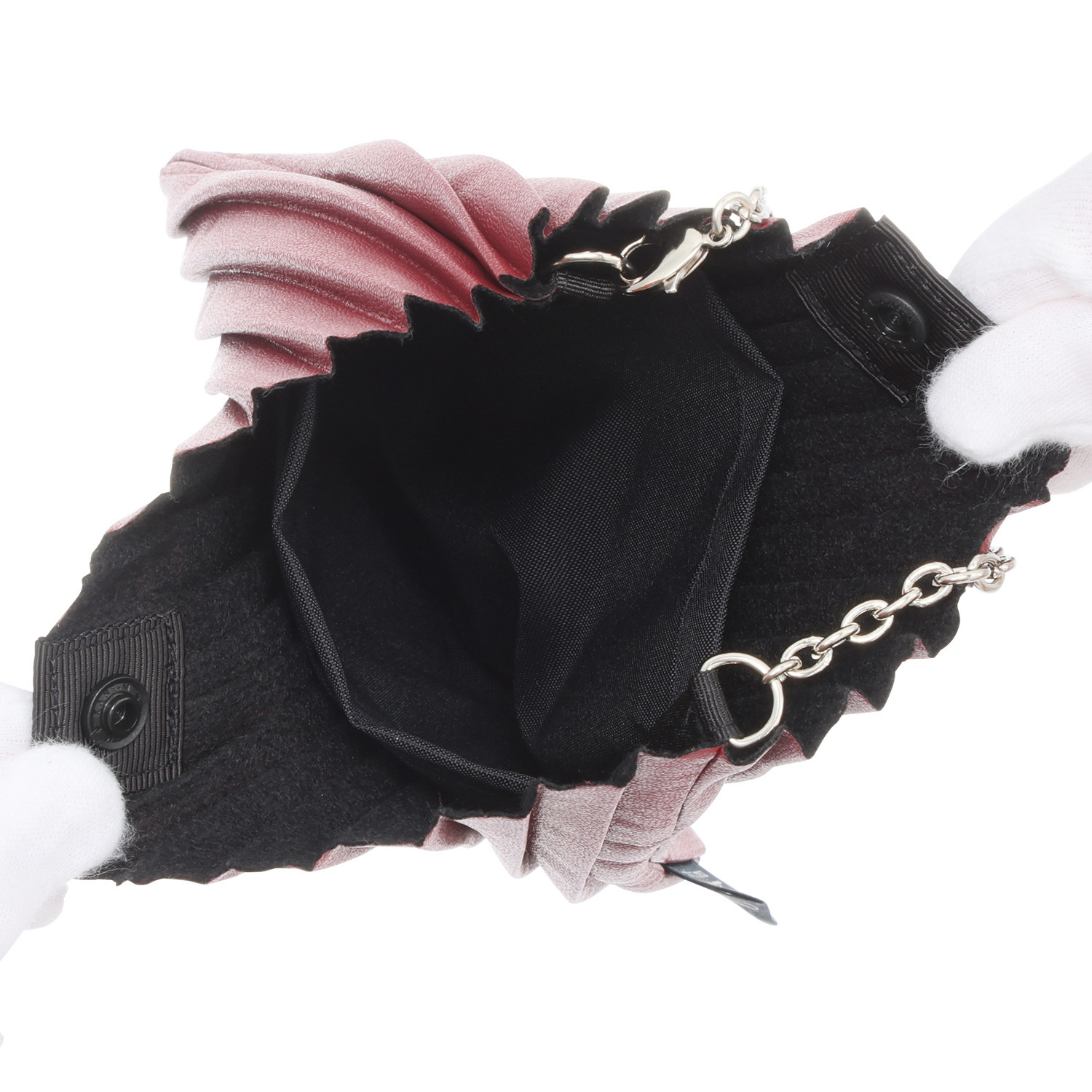 ディオニス 日本製　はっ水 スタイリッシュプリーツ 軽量ミニショルダーバッグ