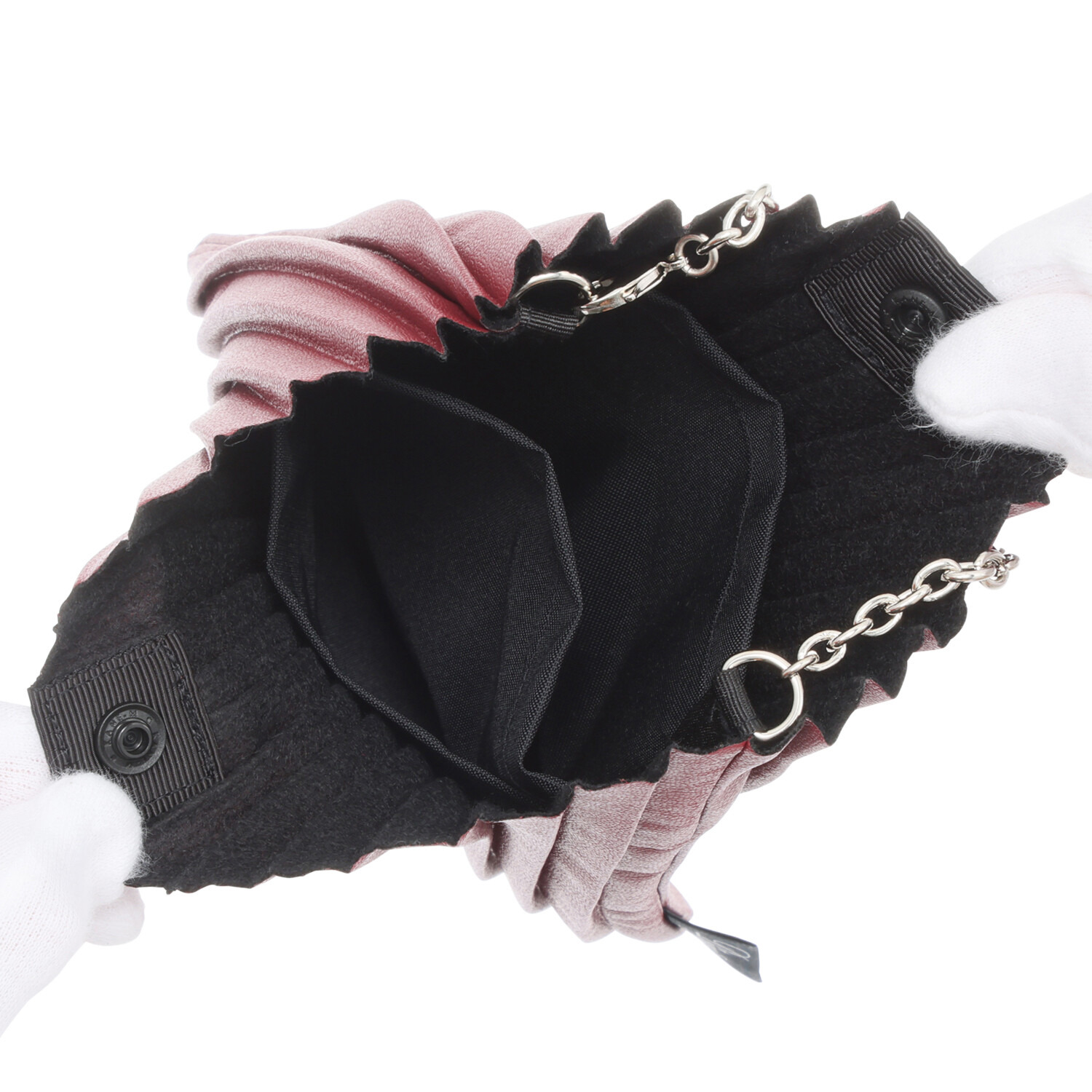 ディオニス 日本製　はっ水 スタイリッシュプリーツ 軽量ミニショルダーバッグ