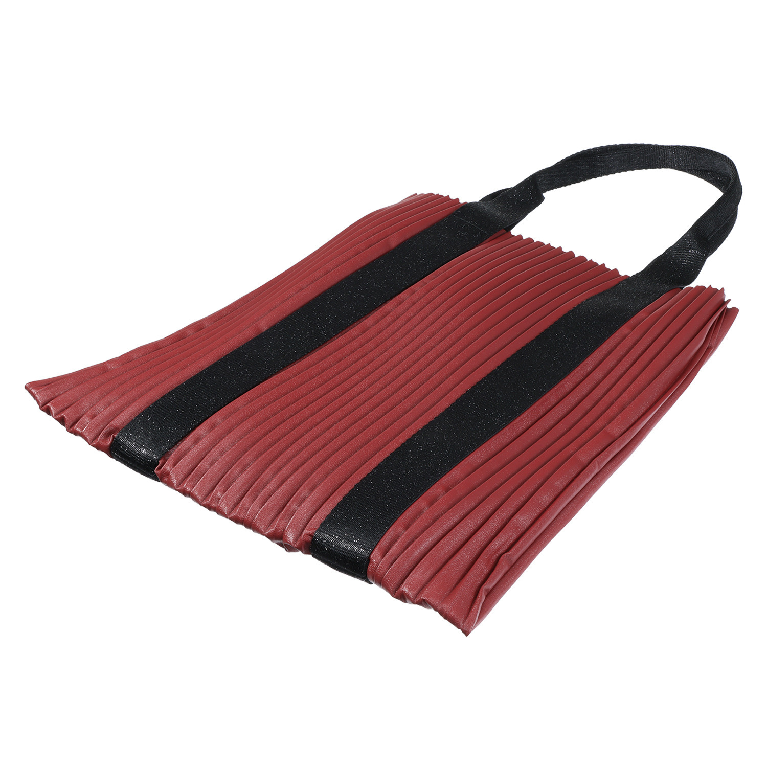 ディオニス 日本製　はっ水 スタイリッシュプリーツ シャイニーハンドル 軽量トートバッグ