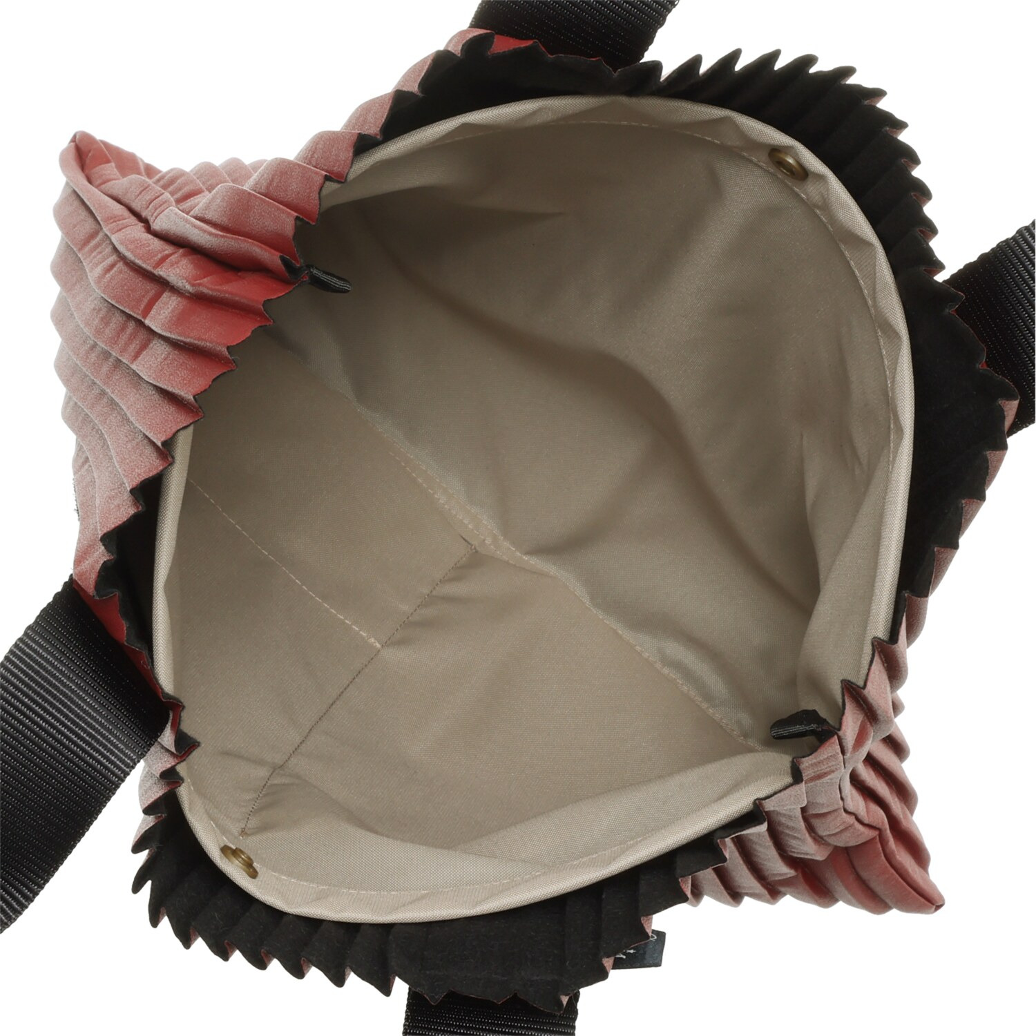 ディオニス 日本製　はっ水 スタイリッシュプリーツ シャイニーハンドル 軽量トートバッグ