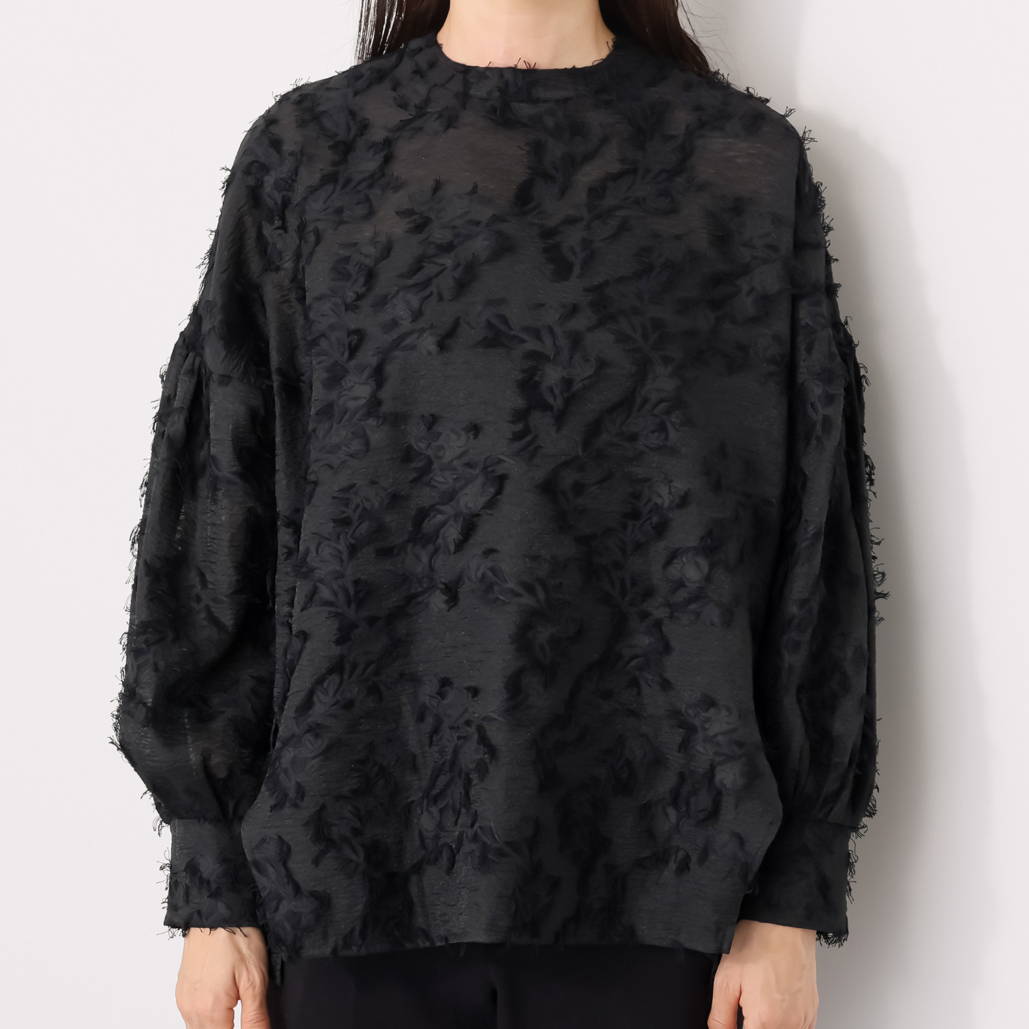 シック　バイ　ネイチャー 華やぎシック ２ウェイ ジャガードブラウス