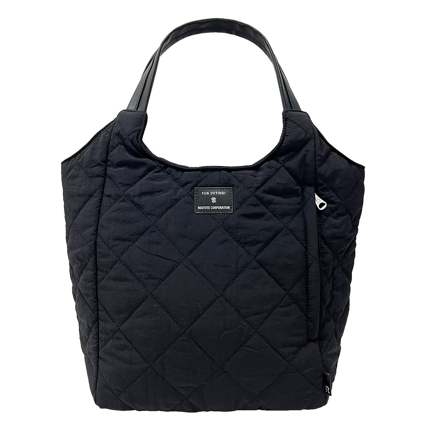 ルートート はっ水 肩掛けしやすい キルティングトートバッグ