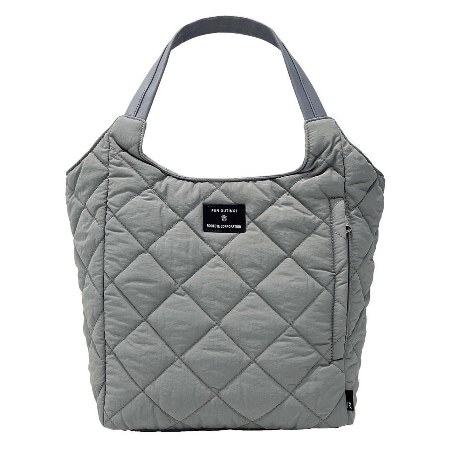 ルートート はっ水 肩掛けしやすい キルティングトートバッグ