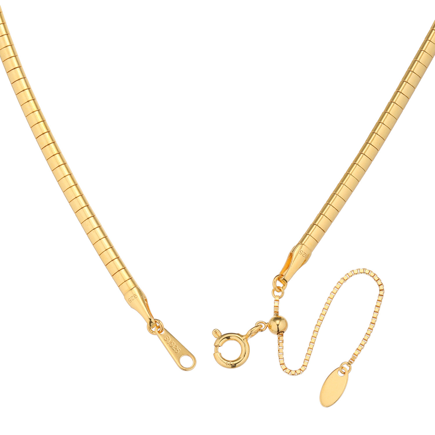 パール　ユリマ シルバー アジャスター付 オメガネックレス