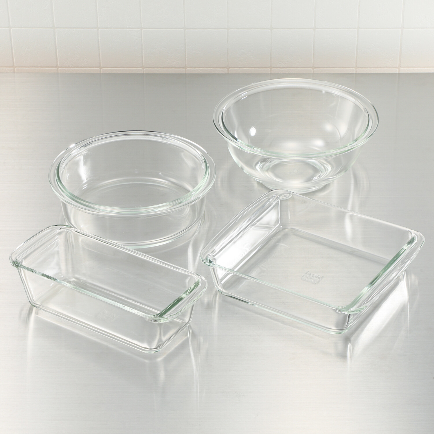 イワキ 耐熱ガラス ベイクウエア ４点セット