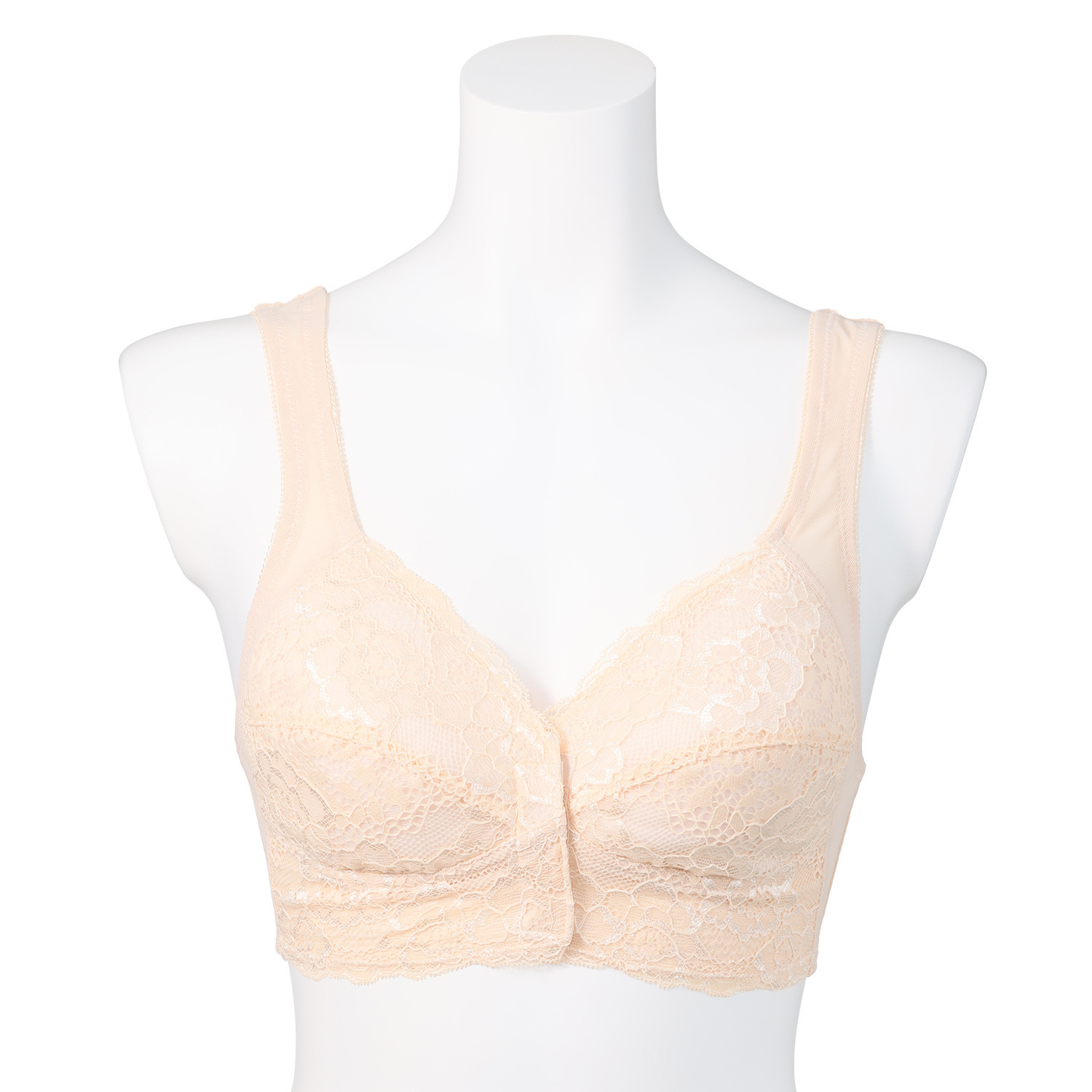 ２４時間ブラ らくちん前開き ブラジャー２色セット