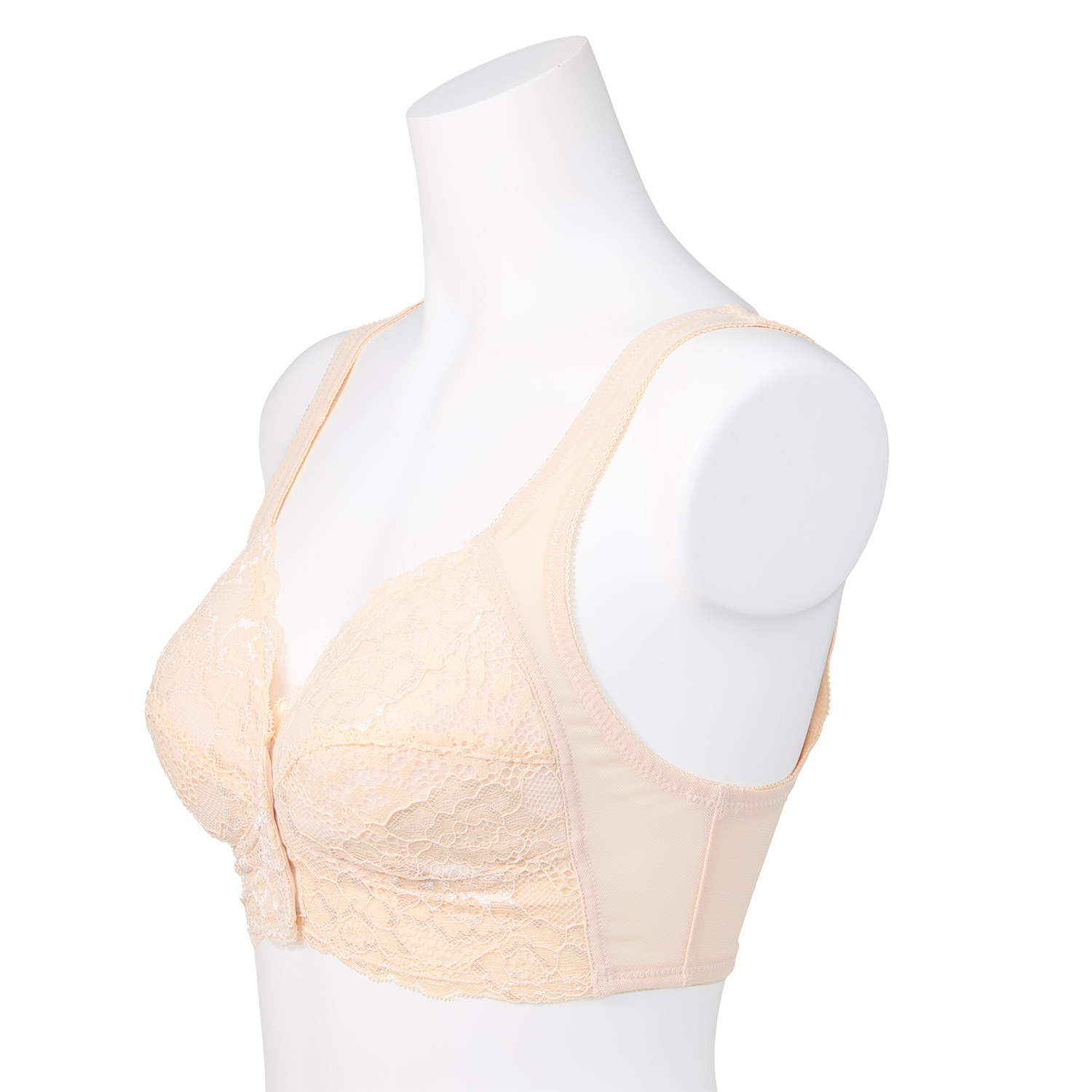 ２４時間ブラ らくちん前開き ブラジャー２色セット