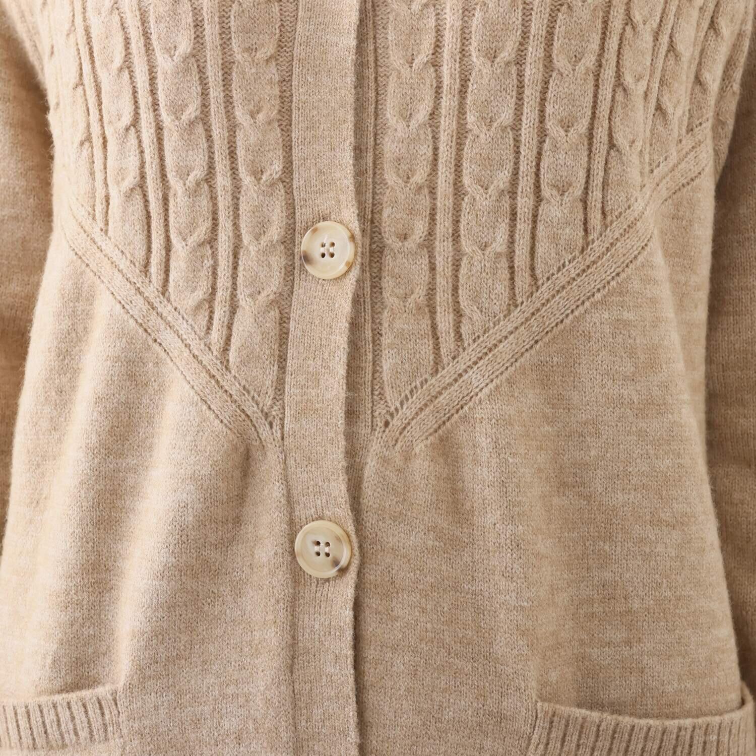 ダジュール フードデザイン ロングカーディガン