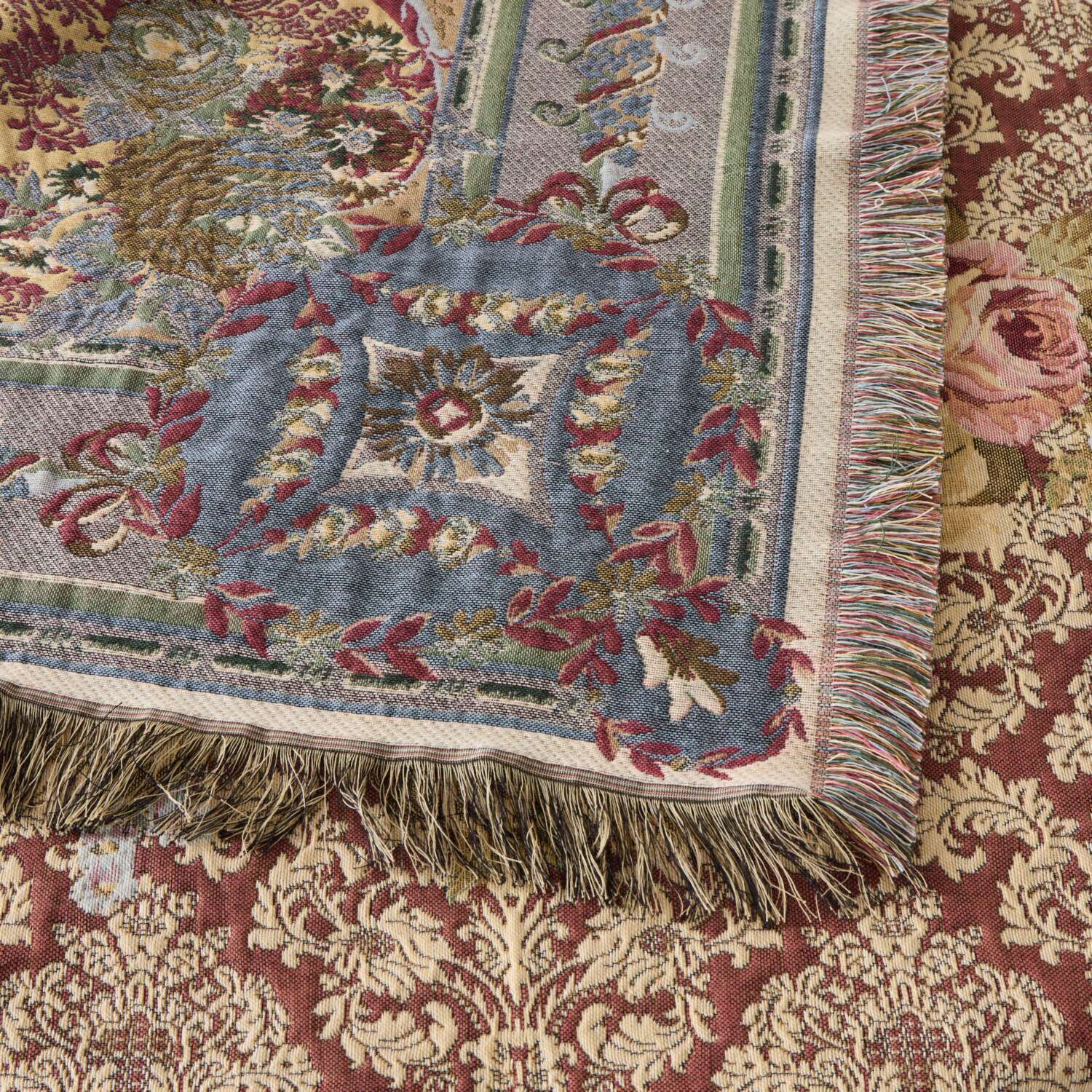 メトラックス・クレイ コレクション ベルギー製 ゴブラン織マルチカバー