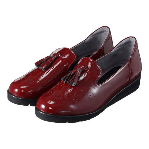 ミスキョウコ　日本製　ソフト牛革　タッセルコンフォート　軽量ローファー