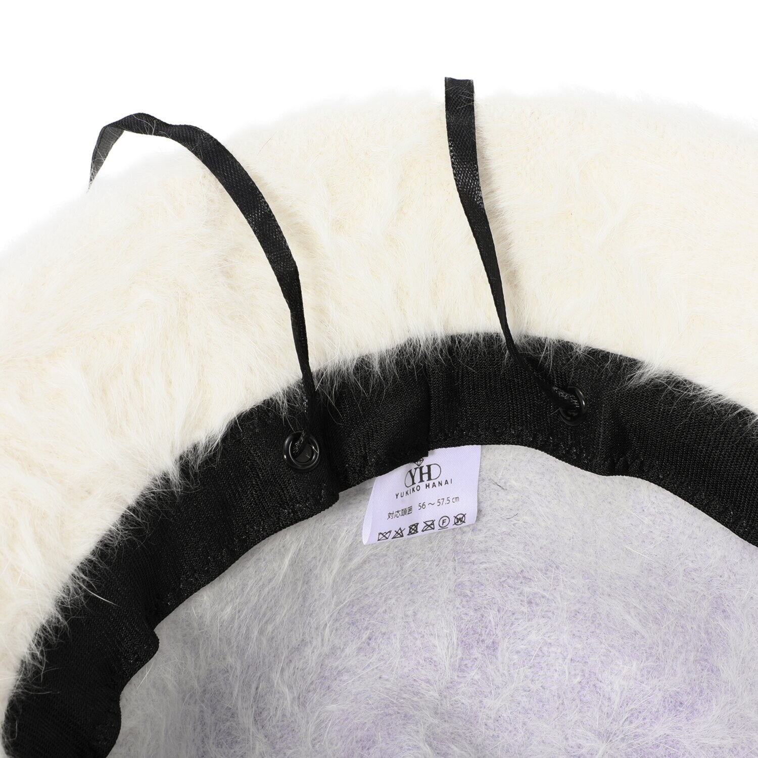 ユキコ　ハナイ アンゴラ混 リファインドシルエット クロッシェハット