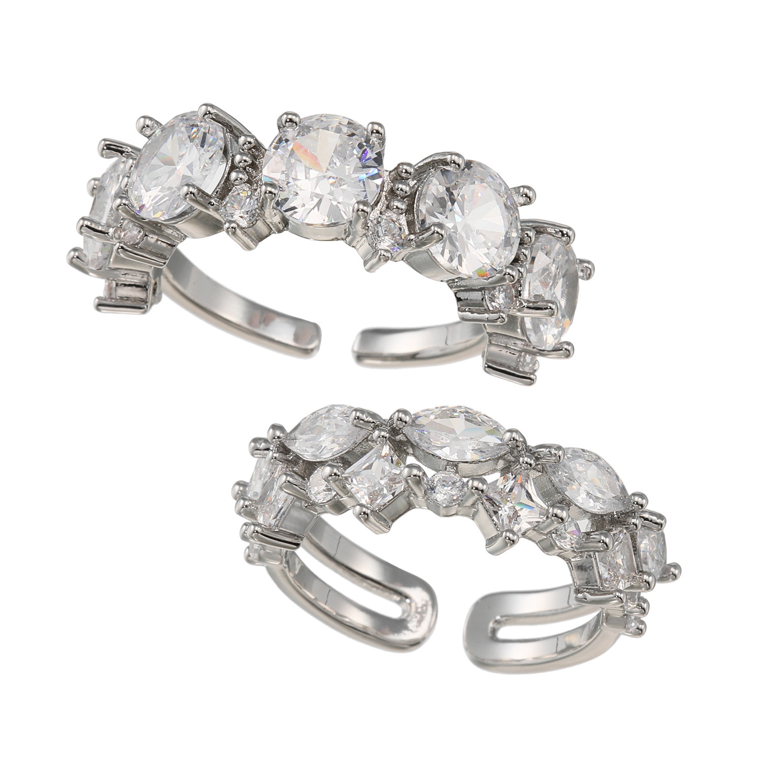 ユキコ　ハナイ ＣＺ 煌びやかコンビネーション リングセット