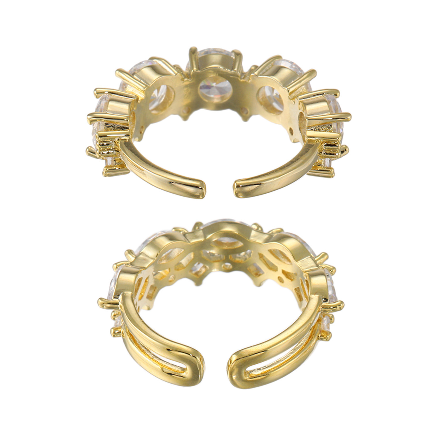 ユキコ　ハナイ ＣＺ 煌びやかコンビネーション リングセット